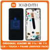 Γνήσιο Original Xiaomi Mi 11X , Mi11X, Mi11i, Mi 11i (M2012K11AI, M2012K11G), Poco F3 (M2012K11AG) ​ LCD Display Assembly Screen Οθόνη + Touch Screen Digitizer Μηχανισμός Αφής + Frame Bezel Πλαίσιο Blue Μπλέ 5600040K1100 (Service Pack By Xiaomi)