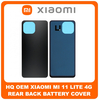 HQ OEM Συμβατό Για Xiaomi Mi 11 Lite 4G (M2101K9AG, M2101K9AI) Rear Back Battery Cover Πίσω Κάλυμμα Καπάκι Μπαταρίας Black Μαύρο (Grade AAA+++)