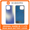 Γνήσια Original Xiaomi Mi 11 Lite 4G (M2101K9AG, M2101K9AI) Rear Back Battery Cover Πίσω Κάλυμμα Καπάκι Μπαταρίας Blue Μπλε (Service Pack By Xiaomi)