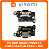 HQ OEM Συμβατό Για Xiaomi Poco F3 (M2012K11AG) USB Type-C Charging Dock Connector Flex Sub Board, Καλωδιοταινία Υπό Πλακέτα Φόρτισης + Microphone Μικρόφωνο (Grade AAA+++)