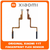 Γνήσιο Original Xiaomi 11T (21081111RG) Fingerprint Flex Sensor Καλωδιοταινία Αισθητήρας Δακτυλικού Αποτυπώματος Black Μαύρο (Service Pack By Xiaomi)