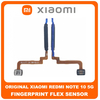 Γνήσια Original Xiaomi Redmi Note 10 5G (M2103K19G, M2103K19C) Fingerprint Flex Sensor Αισθητήρας Δακτυλικού Αποτυπώματος Black Μαύρο (Service Pack By Xiaomi)