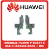 Γνήσια Original Huawei P Smart S, PSmart S, USB Type-C Charging Dock Connector Flex Sub Board, Καλωδιοταινία Υπό Πλακέτα Φόρτισης + Microphone Μικρόφωνο + Audio Jack Θύρα Ακουστικών (Service Pack By Huawei)