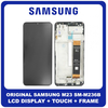 Γνήσια Original Samsung Galaxy M23 5G (SM-M236B) TFT LCD Display Screen Assembly Οθόνη + Touch Screen Digitizer Μηχανισμός Αφής + Frame Bezel Πλαίσιο Σασί  Black Μαύρο GH82-28487A (Service Pack By Samsung)