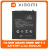 HQ OEM Συμβατό Για Xiaomi Redmi Note 4 (MediaTek) BN41 Battery Μπαταρία Li-Ion 4000 mAh (Bulk) (Premium A+​)
