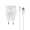 Φορτιστής Δικτύου emy my-A301q, Quick Charge 3.0, Lightning Cable, Λευκό - 14960