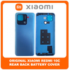 Γνήσια Original Xiaomi Redmi 10C (220333QAG, 220333QBI) Rear Back Battery Cover Πίσω Κάλυμμα Καπάκι Πλάτη Μπαταρίας Ocean Blue Μπλε (Service Pack By Xiaomi)