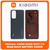 Γνήσια Original Xiaomi Redmi Note 11S (2201117SG, 2201117SI, 2201117SY, 2201117SL) Rear Back Battery Cover Πίσω Κάλυμμα Καπάκι Πλάτη Μπαταρίας Graphite Gray Μαύρο (Service Pack By Xiaomi)
