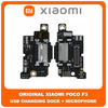 Γνήσια Original Xiaomi Poco F3 (M2012K11AG), USB Type-C Charging Dock Connector Flex Sub Board, Καλωδιοταινία Υπό Πλακέτα Φόρτισης + Microphone Μικρόφωνο 560001K11A00 (Service Pack By Xiaomi)