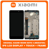Γνήσια Original Xiaomi Redmi Note 4 (MediaTek) (2016100) IPS LCD Display Screen Assembly Οθόνη + Touch Screen Digitizer Μηχανισμός Αφής + Frame Bezel Πλαίσιο Σασί  Black Μαύρο (Service Pack By Xiaomi)