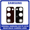 Γνήσια Original Samsung Galaxy S20 FE 4G (SM-G780F, SM-G780F/DSM), Galaxy S20 FE 5G (SM-G781B) Rear Back Camera Glass Lens Πίσω Τζαμάκι Κάμερας Cloud Red Κόκκινο GH64-08284E​ (Service Pack By Samsung)