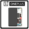 HQ OEM Συμβατό Για OnePlus Nord CE 5G, OnePlus NordCE 5G (EB2101, EB2103), Fluid AMOLED LCD Display Screen Assembly Οθόνη + Touch Screen Digitizer Μηχανισμός Αφής + Frame Bezel Πλαίσιο Σασί Charkoal Ink Μαύρο (Grade AAA+++)