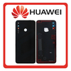 HQ OEM Συμβατό Για Huawei P Smart+, P Smart Plus (POT-LX1T) Rear Back Battery Cover Πίσω Κάλυμμα Καπάκι Πλάτη Μπαταρίας + Camera Lens Τζαμάκι Κάμερας Midnight Black Μαύρο (Grade AAA+++)