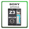 New Refurbished Sony Xperia Z3 (D6603, D6653) IPS LCD Display Screen Assembly Dual Sim Οθόνη + Touch Screen Digitizer Μηχανισμός Αφής + Frame Bezel Πλαίσιο Σασί Black Μαύρο
