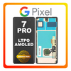 Γνήσια Original Google Pixel 7 Pro, Google Pixel 7Pro (GP4BC, GE2AE) LTPO AMOLED LCD Display Screen Assembly Οθόνη + Touch Screen Digitizer Μηχανισμός Αφής Obsidian Μαύρο G949-00290-01 (Service Pack By Google)