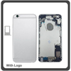 ​OEM HQ Apple Iphone 6s (A1633, A1688, A1691, A1700) Back Battery Cover- Housing Καπάκι Μπαταρίας- Σασί + Πλαινά πλήκτρα Side Keys + Θήκη Κάρτας Sim Holder Gray (Premium A+)