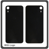 OEM HQ Apple Iphone XR Battery Cover Καπάκι Μπαταρίας Black