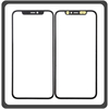 Γνήσια Original Apple iPhone 11 Pro, iPhone 11Pro (A2215, A2160, A2217, iPhone12,3) Aftermarket Front Glass For Refurbished Μπροστινό Τζαμάκι Για Ανακατασκευή + Frame Πλαίσιο Black Μαύρο