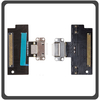 HQ OEM Συμβατό Με Apple iPad Air (2019) (A2153, A2123, A2154) Charging Dock Connector Lightning Flex Καλωδιοταινία Κονέκτορας Φόρτισης White Άσπρο (Premium A+​)