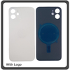 HQ OEM Συμβατό Για iPhone 12, iPhone12 (A2403, A2172, A2402) Premium Aftermarket Rear Back Battery Cover with Camera Big Hole Πίσω Κάλυμμα Πλάτη Καπάκι Μπαταρίας + Magsafe Charger White Άσπρο​ (Grade AAA+++)