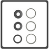 HQ OEM Συμβατό Για Apple iPhone 13 Pro, iPhone13 Pro (A2638, A2483, A2636, A2639, A2640, iPhone14,2) Main Camera Lens Τζαμάκι Κάμερας + Frame Πλαίσιο​ Graphite Μαύρο (Grade AAA+++)