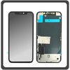 Γνήσια Original Apple Iphone 11, Iphone11 (A2221, A2111, A2223)​ (Sharp Liquid Retina IPS LCD) capacitive touchscreen Οθόνη LCD Display Screen + Touch Screen Digitizer Μηχανισμός Οθόνης Αφής Black (Pulled By foxconn)