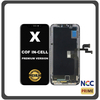 HQ OEM Συμβατό Για Apple iPhone X, iPhoneX (A1865, A1901, A1902, A1903, iPhone10,3, iPhone10,6) NCC Premium Version COF In-Cell LCD Display Screen Assembly Οθόνη + Touch Screen Digitizer Μηχανισμός Αφής Black Μαύρο (Grade AAA+++)