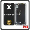 HQ OEM Συμβατό Για Apple iPhone X (A1865, A1901, A1902) ZY In-Cell LCD Display Screen Assembly Οθόνη + Touch Screen Digitizer Μηχανισμός Αφής Black Μαύρο (Premium A+)