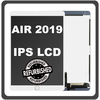 iPad Air (2019) (A2153, A2123, A2154) IPS LCD Display Aseembly Screen Οθόνη + Touch Digitizer Unit Μηχανισμός Aφής + Home Button Κεντρικό Κουμπί White Άσπρο (Ref By Apple)