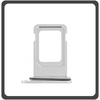 HQ OEM Συμβατό Για Apple iPhone 11 Pro Max, iPhone 11Pro Max, iPhone11 ProMAx (A2218, A2161, A2220, iPhone12.5) Sim Tray Υποδοχέας Βάση Θήκη Κάρτας SIM Silver Ασημί (Grade AAA+++)