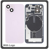 iPhone 14 Plus, iPhone 14+ (A2886, A2632) Rear Back Battery Cover Πίσω Κάλυμμα Καπάκι Πλάτη Μπαταρίας + Camera Lens Τζαμάκι Κάμερας Purple Μωβ (Ref By Apple)