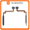 Γνήσια Original Xiaomi Redmi 10 (21061119AG, 21061119DG), Fingerprint Flex Sensor Αισθητήρας Δακτυλικού Αποτυπώματος Carbon Gray Μαύρο (Service Pack By Xiaomi)
