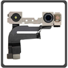 Γνήσια Original For iPhone 12 Mini (A2399, A2176) Front Selfie Camera Flex Μπροστινή Κάμερα 12 MP, f/2.2, 23mm (wide), 1/3.6" Pulled
