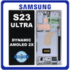 Γνήσια Original Samsung Galaxy S23 Ultra 5G (SM-S918B, SM-S918B/DS) Dynamic AMOLED 2X LCD Display Screen Assembly Οθόνη + Touch Screen Digitizer Μηχανισμός Αφής + Frame Bezel Πλαίσιο Σασί Sky Blue/Lime GH82-30465G (Service Pack By Samsung)