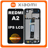 Γνήσια Original Xiaomi Redmi A2 (23028RN4DG, 23026RN54G), IPS LCD Display Screen Assembly Οθόνη + Touch Screen Digitizer Μηχανισμός Αφής + Frame Bezel Πλαίσιο Σασί Classic Black Μαύρο 560001C3S200 (Service Pack By Xiaomi)