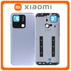 HQ OEM Συμβατό Με Xiaomi Redmi 10A (220233L2C, 220233L2G) Rear Back Battery Cover Πίσω Καπάκι Πλάτη Μπαταρίας Slate Grey Ασημί​ (Grade AAA)