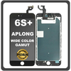 HQ OEM Συμβατό Με Apple iPhone 6S+, iPhone 6S Plus (A1634, A1687) APLONG Wide Color Gamut LCD Display Screen Assembly Οθόνη + Touch Screen Digitizer Μηχανισμός Αφής Black Μαύρο (Premium A+) (Lifetime Warranty Για Συνεργατες B2B​)