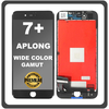 HQ OEM Συμβατό Με Apple iPhone 7+, iPhone7 Plus (A1661, A1784) APLONG Wide Color Gamut LCD Display Screen Assembly Οθόνη + Touch Screen Digitizer Μηχανισμός Αφής Black Μαύρο (Premium A+)​ (0% Defective Returns)