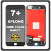HQ OEM Συμβατό Με Apple iPhone 7+, iPhone7 Plus (A1661, A1784) APLONG Wide Color Gamut LCD Display Screen Assembly Οθόνη + Touch Screen Digitizer Μηχανισμός Αφής Black Μαύρο (Premium A+) (Lifetime Warranty Για Συνεργατες B2B​)