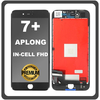 HQ OEM Συμβατό Με Apple iPhone 7+, iPhone7 Plus (A1661, A1784) APLONG InCell FHD LCD Display Screen Assembly Οθόνη + Touch Screen Digitizer Μηχανισμός Αφής Black Μαύρο (Premium A+)​ (0% Defective Returns)