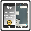 HQ OEM Συμβατό Με Apple iPhone 8+, iPhone 8 Plus (A1864, A1897) APLONG Wide Color Gamut LCD Display Screen Assembly Οθόνη + Touch Screen Digitizer Μηχανισμός Αφής Black Μαύρο (Premium A+)