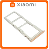 Γνήσια Original Xiaomi Redmi Note 12 4G, Redmi Note12 4G (23021RAAEG, 23021RAA2Y) SIM Card Tray + Micro SD Tray Slot Υποδοχέας Βάση Θήκη Κάρτας SIM Gold Χρυσό (Service Pack By Xiaomi)