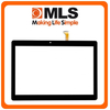 HQ OEM MLS GOLD 10.1'', Touch Screen DIgitizer Μηχανισμός Αφής Τζάμι Black Μαύρο (Premium A+​)