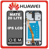 HQ OEM Συμβατό Με Huawei Mate 20 Lite (SNE-AL00, SNE-LX1) IPS LCD Display Screen Assembly Οθόνη + Touch Screen Digitizer Μηχανισμός Αφής + Frame Bezel Πλαίσιο Σασί Black Μαύρο (Premium A+)