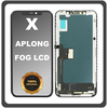 Original FOG Apple iPhone X, iPhoneX (A1865, A1901) APLONG LCD Display Screen Assembly Οθόνη + Touch Screen Digitizer Μηχανισμός Αφής Black Μαύρο (Premium A+) (Lifetime Warranty Για Συνεργατες B2B​)