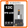 HQ OEM Συμβατό Με Xiaomi Redmi 12C (22120RN86G, 22120RN86I) IPS LCD Display Screen Assembly Οθόνη + Touch Screen Digitizer Μηχανισμός Αφής Black Μαύρο (Premium A+​)