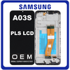 HQ OEM Συμβατό Με Samsung Galaxy A03s (SM-A037G, SM-A037U) PLS LCD Display Screen Assembly Οθόνη + Touch Screen Digitizer Μηχανισμός Αφής + Frame Bezel Πλαίσιο Σασί Black Μαύρο (Premium A+​)
