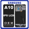 HQ OEM Συμβατό Με Samsung Galaxy A10 (SM-A105F/DS, SM-A105FN/DS​) IPS LCD Display Screen Assembly Οθόνη + Touch Screen Digitizer Μηχανισμός Αφής + Frame Bezel Πλαίσιο Σασί Black Μαύρο (Premium A+)