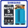 HQ OEM Συμβατό Με Samsung Galaxy Note 5 (SM-N920, SM-N920T) Super AMOLED LCD Display Screen Assembly Οθόνη + Touch Screen Digitizer Μηχανισμός Αφής Black Sapphire Μαύρο (Premium A+)