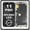 iPhone 11 Pro , iPhone 11Pro (A2215, A2160) APLONG LCD Display Screen Assembly Οθόνη + Touch Screen Digitizer Μηχανισμός Αφής Matte Space Gray Μαύρο (Ref By Apple) (Lifetime Warranty Για Συνεργατες B2B​)